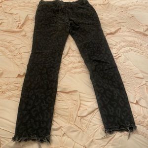 DL 1961 leopard skinny jeans
